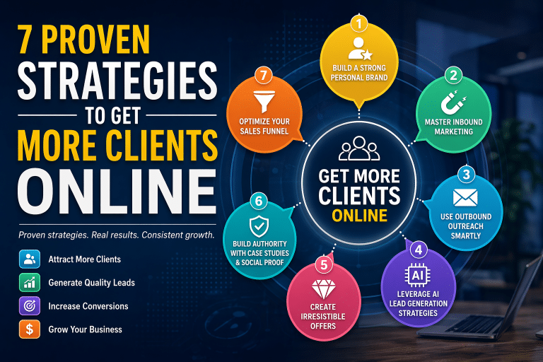 client acquisition, online marketing, lead generation, digital marketing, B2B growth, agency growth, AI marketing, inbound marketing, outbound marketing